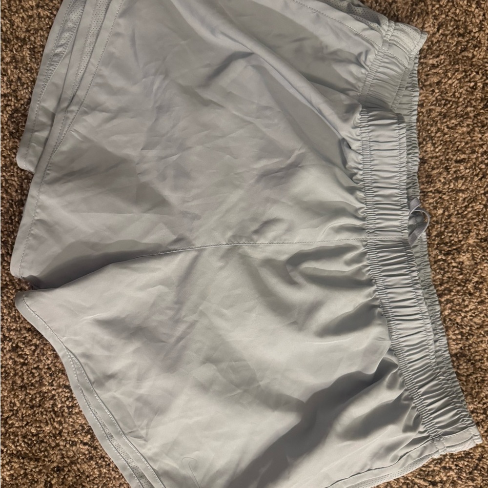 Nike Women's Athletic Shorts in Light Gray